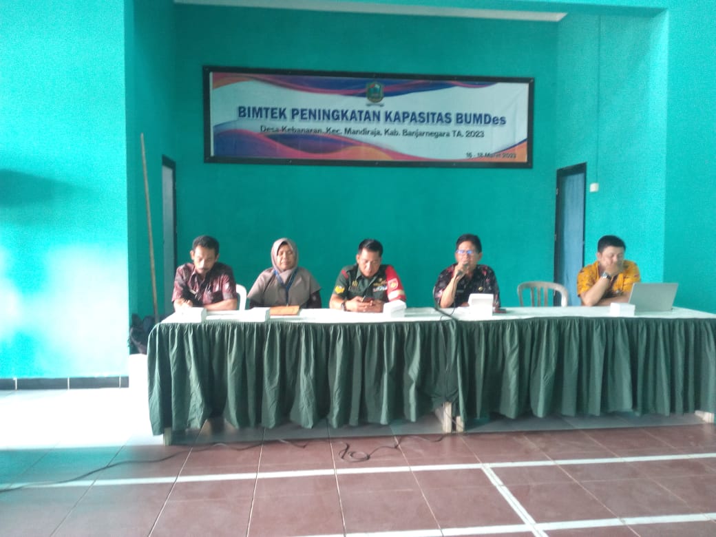 PENINGKATAN KAPASITAS BUMDes USAHA MANDIRI KEBANARAN